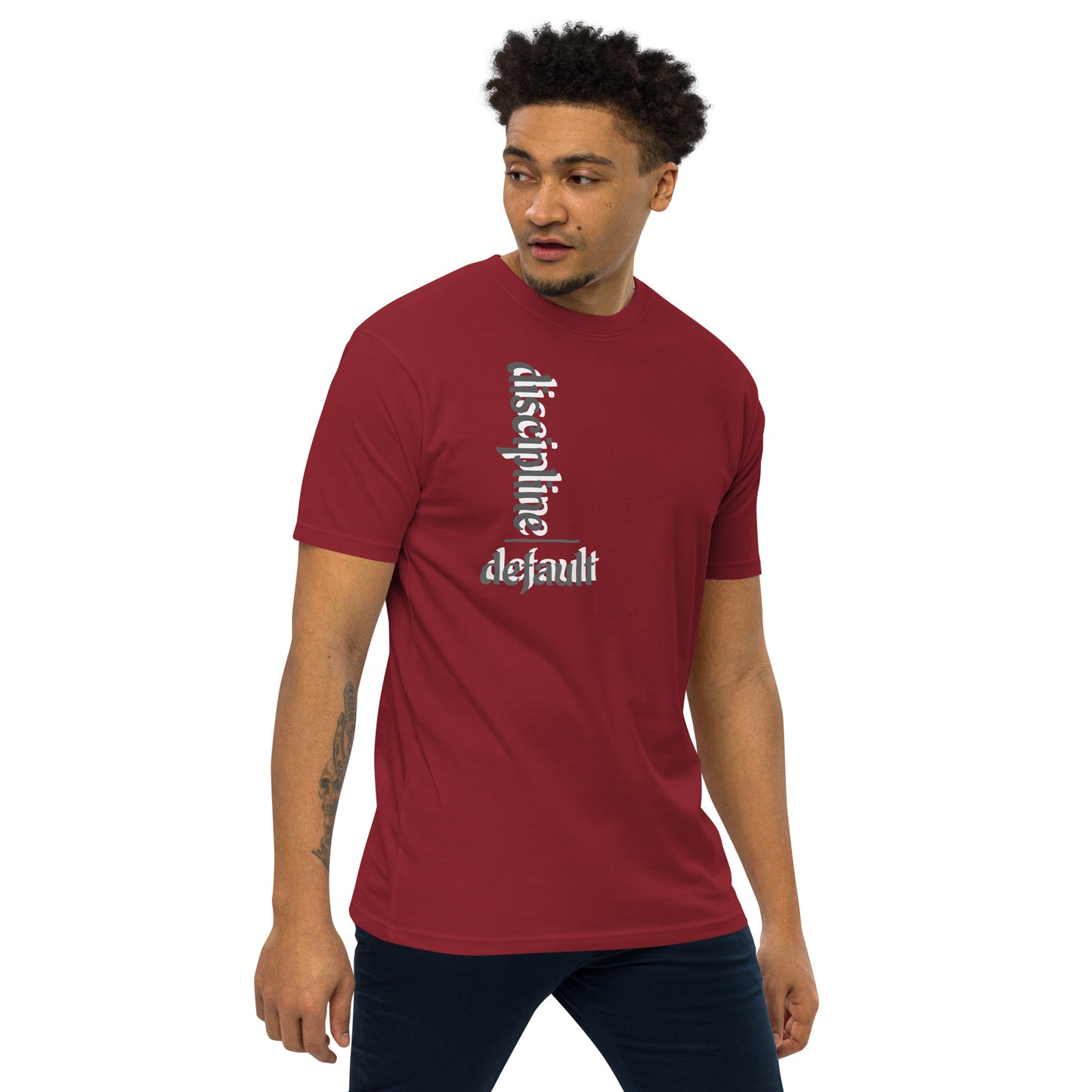 Discipline over Default Men's Premium tee